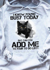 I Know You Are Busy Today But Can You Add Me To Your To Do List Cute Cat Gift Standard Hoodie - Dreameris