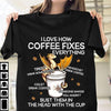 I Love How Coffee Fixes Everything Bust Them In The Head With The Cup Baby Dragon Standard Men T-shirt - Dreameris