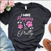 I Make Puppies Pretty Grooming Dog Groomer Gift Dog Lovers T shirt - Dreameris