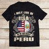 I May Live In The Usa But My Story Began In Peru Standard Men T-shirt - Dreameris