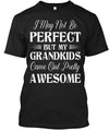 I May Not Be Perfect But My Grandkids Came Out Pretty Awesome Cotton T Shirt - Dreameris