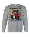 I Skii I Drink And I Know Things Gift For Skiing Lovers Sweater - Dreameris