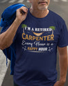 I'm Retired Carpenter Every Hour Is A Happy Hour Standard Men T-Shirt - Dreameris
