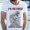 I'm Retired Every Hour Is Happy Hour Guitar Music Lovers Retire Retirement Gift - Dreameris