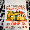 If It Involves My Grandkids And Camping Count Me In Standard Men T-Shirt - Dreameris