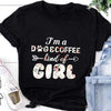 Kind of Girl Dog And Coffee Gift For Women Dog Lovers T shirt - Dreameris