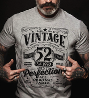 Vintage Whiskey Matured 52 Years Est 1970 52nd Birthday Standard/Premium T-Shirt Hoodie - Dreameris