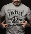 Vintage Whiskey Matured 45 Years Est 1977 45th Birthday Standard/Premium T-Shirt Hoodie - Dreameris