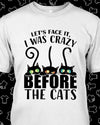 Lets Face It I Was Crazy Before The Cats Standard Men T-shirt - Dreameris
