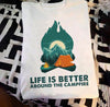Life Is Better Around The Campfire Standard T-Shirt - Dreameris