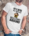 Life Is  Better With Dogs & Elephants Around For Animal Lovers Standard/Premium T-Shirt - Dreameris