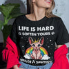 Life Is Hard Soften Yours With A Sphynx Cat Lovers Gift Standard/Premium T-Shirt - Dreameris