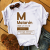 Melanin Brown Sugar Warm Honey Chocolate And Gold Cotton T-Shirt - Dreameris