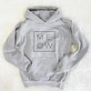 Meow Simple Design Typograhy Square Comfy Gift For Men Women Standard/Premium T-Shirt Hoodie - Dreameris