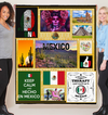 Mexico That Place Forever In Your Heart No Matter Where You Live Gift For Mexican Fleece Blanket - Dreameris