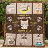 Moddy Kitty Gift For Cat Lovers Fleece/Sherpa Blanket - Dreameris