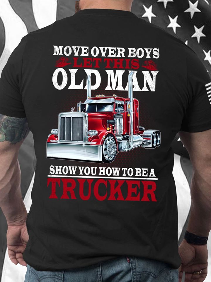 TRUCKER: Old Man Trucker | Essential T-Shirt