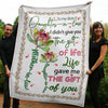 My Dear Daughter In Law Protea Flower The Gift Of You Gift From Mother In Law Fleece Blanket2-Sherpa Blanket - Dreameris
