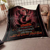 My Husband Dragon Couple How Special You Are To Me Gift From Wife Fleece Blanket-Sherpa Blanket - Dreameris