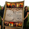 My Husband Love In Sunset I Love You More Than The Bad Days Gift From Wife Fleece Blanket-Sherpa Blanket - Dreameris