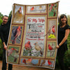 My Wife Cardinal Couple How Special You Are To Me Gift From Husband Fleece Blanket-Sherpa Blanket - Dreameris