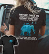 Nature Gives Us Everything For Free Protect Nature Standard 2 Sides T-shirt - Dreameris