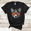 Nice Welsh Corgi Pumpkin Sunglasses Gift Men Women Dog Lovers T shirt - Dreameris