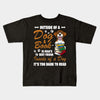 Outside of a dog, a book is man's best friend dog lovers gift for men women T-shirt - Dreameris