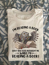 Owl I'm Reading A Book Don't You Ever Interrupt Me While I'm Reading A Book Standard T-Shirt - Dreameris