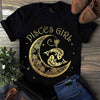 Pisces Girl Moon Zodiac Horoscope February March Women Birthday Gift Standard/Premium Women T-Shirt Hoodie - Dreameris