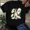 Pitbull Dog Daisy Flower Cute dog Gift Dog Lovers Men Women T shirt - Dreameris