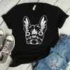 Pug Dog Sugar Skull Flowers Calavera Gift Dog Lovers T-Shirt - Dreameris