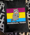 Raccoon Pansexual Trash Vintage Cotton T Shirt - Dreameris