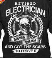 Retired Electrician Been There Done That Got Scars To Prove Retire Retirement Gift - Dreameris