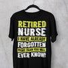 Retired Nurse I Have Already Forgotten More Than You Will Ever Know Retirement Gift - Dreameris