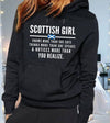 Scottish Girl Knows More Than She Says Gift Standard Hoodie - Dreameris
