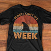 Shark Sorry I Cant Its Week Standard Men T-shirt - Dreameris