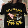 Siamese Cat Best Friends For Life Gift Friend Classic Cotton T Shirt - Dreameris