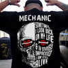 Skull Mechanic Sometimes I Look Back On My Life & I'm Seriously Impressed I Am Still Alive Standard T-Shirt - Dreameris