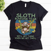 Sloth Running Team We'll Get There When We Get There Standard Men T-shirt - Dreameris