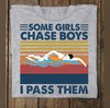 Some Girls Chase Boys I Pass Them Retro Swimming Lady Standard Women T-shirt - Dreameris