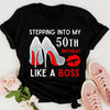 Stepping Into My 50th Birthday Like A Boss Standard Women's T-shirt - Dreameris