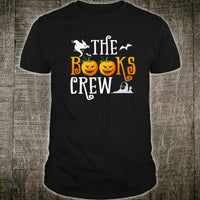 The Books Crew Pumpkin Halloween Gift Book Lovers T-shirt - Dreameris