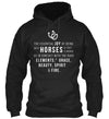 The Essential Joy Of Being With Horses Is That It Brings Us In Contact With The Rare Elements Of Grace Beauty Spirit And Fire Gift Standard Hoodie - Dreameris