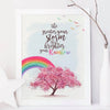 The Greater Your Storm The Brighter Your Rainbow Canvas - Dreameris