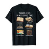Things I Do In My Spare Time Read Books Gift Book Lovers T-Shirt - Dreameris