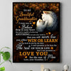 To My Beautiful Granddaughter I Want You Believe Youre Capable Of Achieving Anything You Put Your Mind To Family Gift Poster - Dreameris