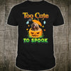 Too Cute To Spook Spaniel Cocker Pumpkin Halloween Gift Dog Lovers Men Women T shirt - Dreameris