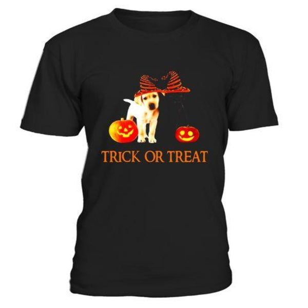 Trick Or Treat Halloween For Labrador Dog Gift Men Women T shirt - Dreameris