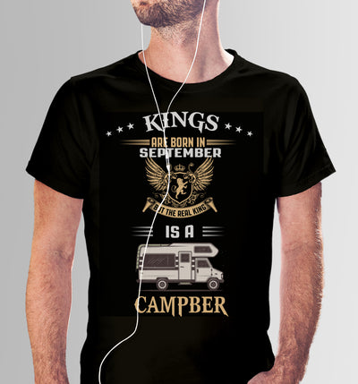 King Are Born In September But The Real King Is A Campber - Standard T-shirt - Dreameris